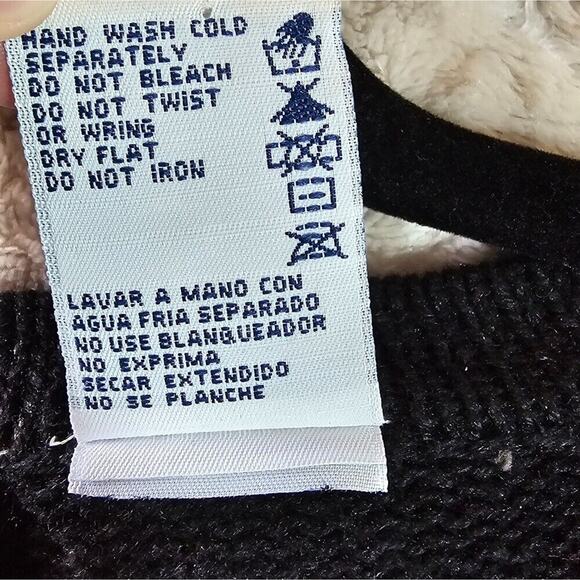 Bobbie Brooks Black Sweater with Floral Embroidery - Picture 6 of 8